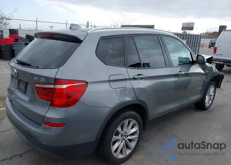 2016 BMW X3 xDrive28I z USA, uszkodzony, nr VIN 5UXWX9C51G0D75232